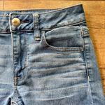 American Eagle Super Stretch High Rise Shortie Jean Shorts Size 0 Photo 2