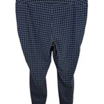 The Limited  Exact Stretch Blue Black White Patterned Dress Pants Trousers Sz 22W Photo 1