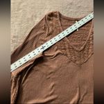 Free People  Bell Sleeve Boho Tunic Top Cinnamon‎ Stretchy Soft Size Xsmall Photo 6