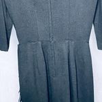 Vintage Elinor Porter Black Elbow Sleeve Dress S Photo 3