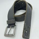 joe's jeans Joe’s Jeans Handmade Genuine Leather Belt Studded Black Size XS Men’s S Women’s Photo 0