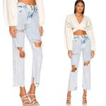 Free People NEW We the free Tapered Baggy Boyfriend, light blue, 30 Photo 2