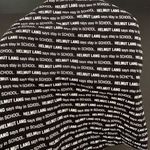Helmut Lang Cotton Masherina Bandana Stay in School Print Photo 2