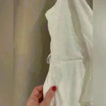 Trixxi Women’s White V-Neck  Dress Photo 1