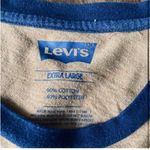 Levi's Levi’s Retro Long 3/4 Sleeve Shirt Khaki Navy Blue XL Photo 2
