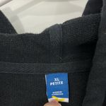 Old Navy XL Petite Black Sweatshirt Hoodie Dress with Pockets Photo 3