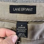 Lane Bryant 18 Average Wide Leg Dress Pants Khaki Tan Photo 5