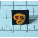 Vintage 1982 I Love SF San Francisco Lapel Pin Orange Photo 2