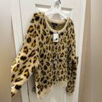 Forever 21 fuzzy leopard print cardigan size 3X NEW Photo 8