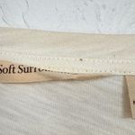 Soft Surroundings  Cream 3/4 Sleeve Blouse Womens M Flowy Lightweight Classic Photo 4