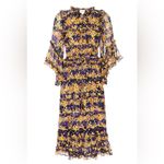 MISA Los Angeles Yanira Midi Dress, Yellow, Small Photo 5