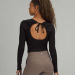 Lululemon Open Back Ribbed Long Sleeve Shirt Photo 1