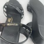 SAS Sandals 9.5 SLIM Strippy Quarter Strap Wedge Black Patent Leather 9.5 SLIM Photo 5