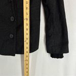 ZARA  Basic Peacoat Button Wool Blend Womans Small Black Photo 4