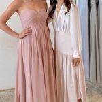 Jenny Yoo  Convertible Bridesmaid Dress Mira In Whipped Apricot Luxe Chiffon Sz 8 Photo 2