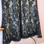 Jenny Yoo Chaya Navy Blue Lace Overlay Mermaid Formal Gown Prom Pageant Maxi Dress Size 6 Photo 10