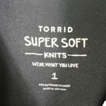 Torrid  Super Soft Knits Black Lace Trim Cami Tank Women 1x Photo 2