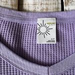 Aerie Off Line Long Sleeve V neck Shirt Size S Purple Photo 1