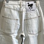 Free People • Sandrine Rose Hi Rise Wide Leg Jeans Size 27 White Photo 4