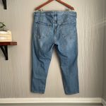 Old Navy  Jeans Womens size 18 OG Straight Blue Distressed Denim Stretch Photo 4