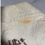 Vtg 1990s Laura Ashley Ivory Cotton Brown Abstract Paisley Embroidered Jacket M Size M Photo 3