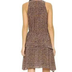 Derek Lam Derek Lamb 10 Crosby Silk Medallion Floral Dress‎ Photo 3