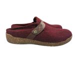 Earth Origins  Women's Aurora Janet Merlot Fabric Cork Retro Clogs Mules‎  7.5 Photo 1