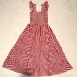 Hill House NWOT Home Ellie Nap Midi Dress in Red Stripe size TN (adult XS) Photo 9