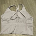 Women's White Sports Bra Size L Photo 1