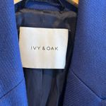 Ivy Oak Royal Blue Wool Blend Belted Long Length Coat Photo 3