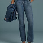 joe's jeans Vtg Lizzie Women's Size 31 Blue Denim Straight Leg Jeans Photo 0