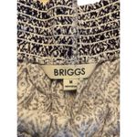 Briggs size medium womens shorts elastic waistband diamond pattern Blue Photo 3