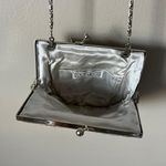 La Regale  vintage silver beaded shell crossbody clutch bag Photo 4