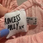 Princess Polly Pink Long Balloon Sleeve Cropped Top Size 0 Photo 4