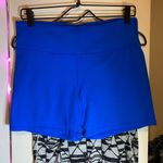 Workout Set Tank & Shorts Black/White & Blue Medium EUC Photo 4