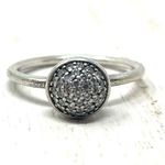 Pandora cluster dome ring, sterling silver, size 56 or 7.5 Photo 1