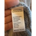 Brochu Walker  sweater fringe 100% Cashmere blue long sleeves luxury excellent Photo 3