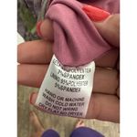 Blanc  Women's Purple Green mesh, body con Maxi Dress Size Small Photo 3