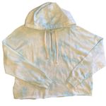 Gap Tie Dye Sky Crop French Terry Zip Hoodie size Large Photo 1