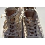 Converse Chuck Taylor Women's Size 8 Lift Herringbone Mesh Low Top Cream White Photo 2