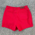 Vintage 90s GENERRA bold red high waist denim jean mom shorts Size 14 Photo 1