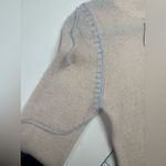 ZARA  Sweater Women Size Medium Beige Wool Alpaca Pullover Knit Crew NEW Photo 3