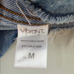 Vibrant  miu Blue Denim Jacket size M 100%Cotton Photo 9