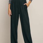 Reformation NWOT  Mason High Waist Wide Leg Pants in Black Photo 0