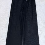Forever 21  Mesh Black Wide-Leg Pant Cover Up Photo 0
