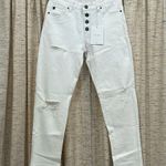 KanCan USA KanCan Mid-Rise Distressed Button Fly Ankle Jeans Photo 0