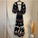 Sea New York Printed Cut Out Liora‎ Dress in Size 4 Black Photo 5