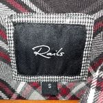 Rails  Womens Plaid Long Sleeve Button Up Mini Shirt Dress Red‎ Size Small Photo 4