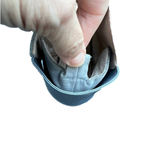 Kelsi Dagger KDB  Brooklyn open toe gray suede booties, size 7 EUC Photo 7