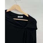 Lauren Moshi Beverly Hills Black Horse Boho Button Front Hoodie Shirt Small Photo 5